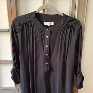 Loft Blouse. Blue/grey color